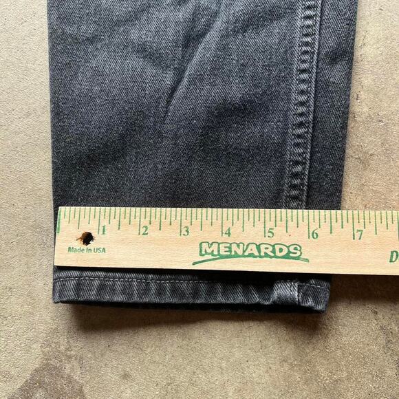 Vintage Black Levi’s 550 Tapered Jeans size 8 (26x27”) - Picture 6 of 8